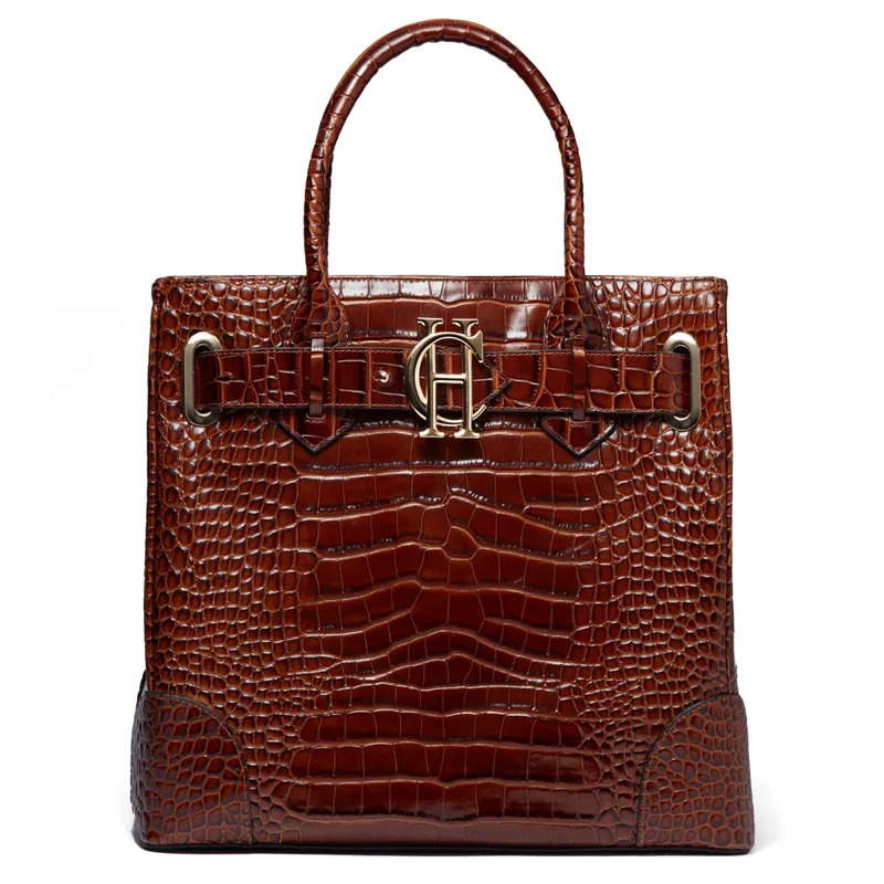 Holland Cooper The Brompton Tote - Tan Croc